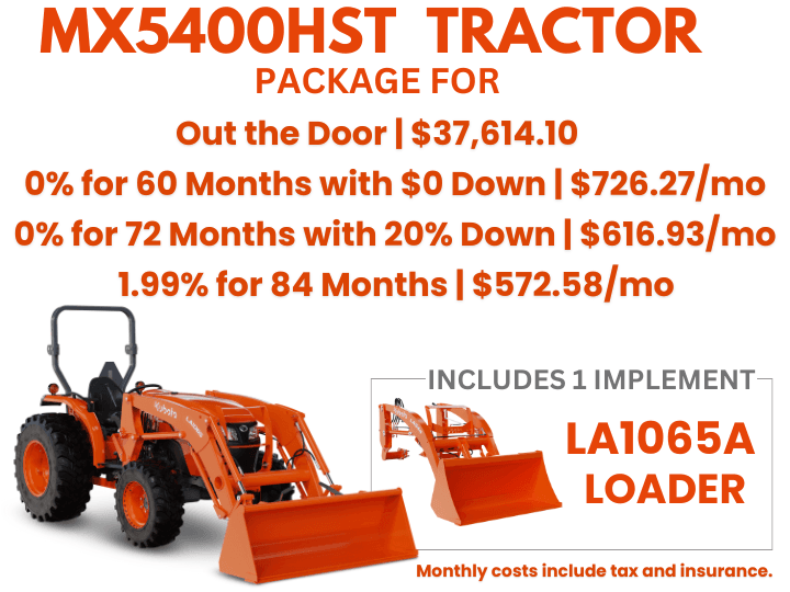 MX5400HST Tractor Package
